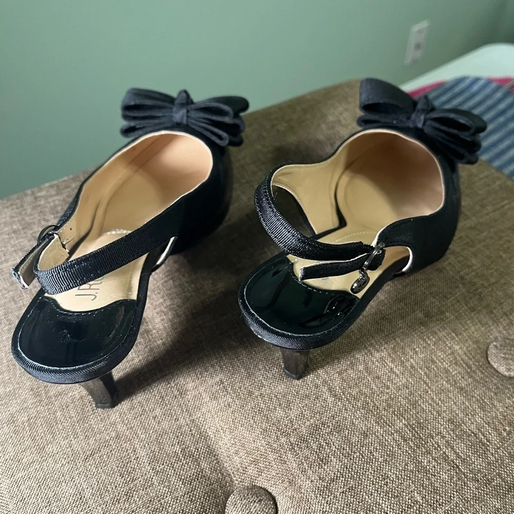 J Renee Woman’s Patent Leather Sling back Pumps 8,5 - Picture 4 of 10